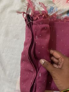 Embellished Silk Blend Saree