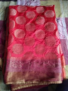 Chanderi silk saree