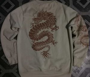 Dragon Print Crewneck Sweatshirt