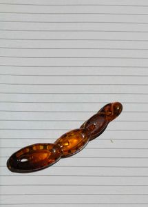 Amber Crab Hair Claw Clip