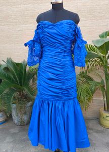 stunning blue gown