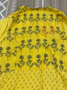 Yellow Branded Kurta
