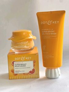 DOT & KEY Vitamin C+E Face Wash & Moisturizer