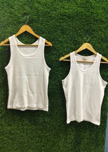 2 White inner vests (uniqlo)
