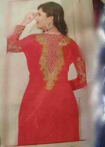 Unstitched Stylish Women's Kurti Set