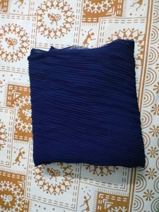 Blue Crinkle Fabric