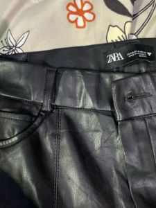 Zara Faux Leather Pants
