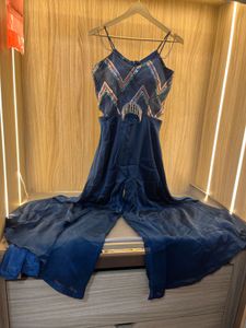 NEW Stunning Blue Sequin Gown