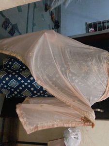 Beautiful Peach Dupatta with Embellishmentsof 1