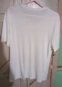 HRX Men's White Graphic T-Shirt