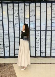Elegant Black and White Gown