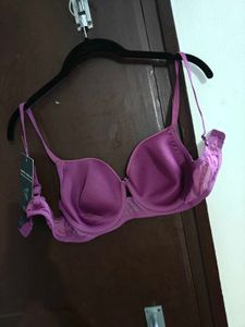 freebie Purple Lace Trim Bra