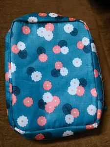 Floral Travel Makeup Bag Organizer
