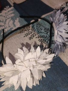 2 Floral Hair band with Pearls