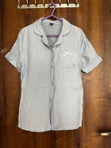 Comfy Blue Pajama Shirt