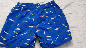 LACOSTE  LIVE FISH PRINT SWIM TRUNK
