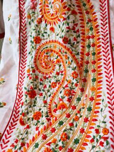 White Embroidered Kurta set
