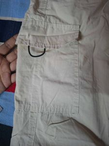 Beige Cargo Pants