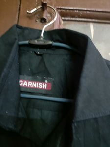 Full Sleeve Black Shirt For Men In L Size