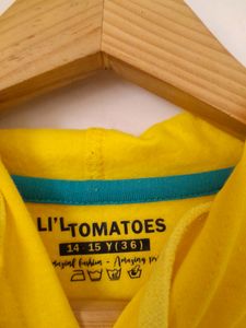 Yellow Printed Hoodie (Boy's)
