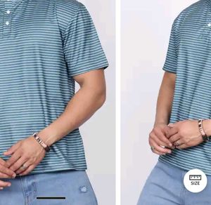 Men's Striped Polo T-Shirt