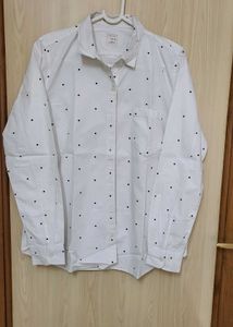 White Polka Dot Shirt