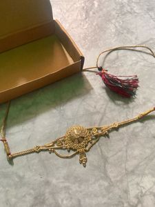 Exquisite Gold-Toned Ethnic neck piece