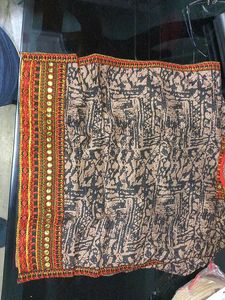 Latest Cotton Kurti With Embroidery And Mirror Wor