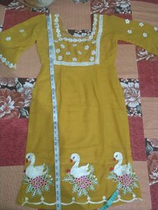 Mustard colour suit set