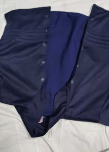 Elegant Navy Blue Blouse
