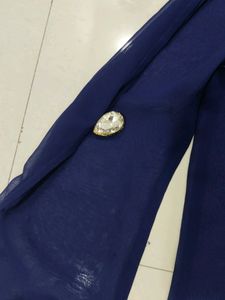 Nevy Blue Transparent Top