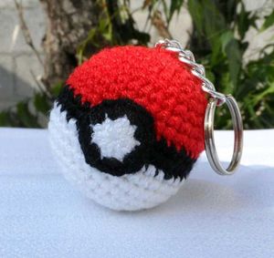 Handmade Crochet Football Keychain set of 2
