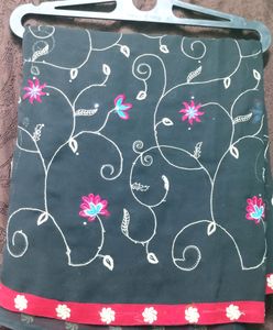 Saree Full Embroidery work beautiful fancy/stylish