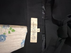 Black High Waisted Belted Pants