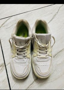 White Red Tape Sneakers