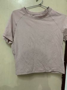 Cream Ribbed Square Neck Crop Top