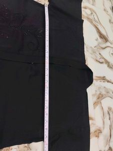 Elegant Black Embellished Gown