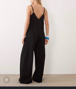ASOS Black Wide Leg Jumpsuit