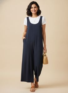 Stylish Navy Jumpsuit