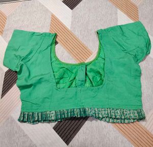 Vibrant Green Blouse