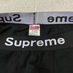 Supreme Black Boxer Briefs