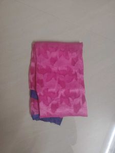 Vibrant Pink Floral Dupatta
