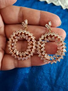 Sparkling Hoop Earrings