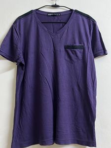 Men's V-Neck T-Shirt with Pocket