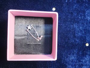 Floral Charm Dangle Earring 9.25 silver