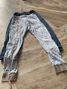 2 Cute Cloud Pajama Pants Set