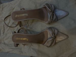 Elegant White Party Heels