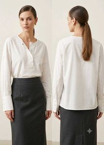 🎀🌼Vero Moda_Elegant Button-Down Blouse 🌼🎀