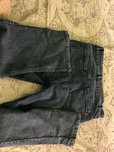 Dark Wash Wide Leg Jeans