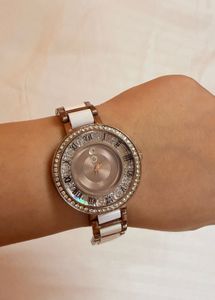 Carlington Women's Rose Gold &amp; White Watch